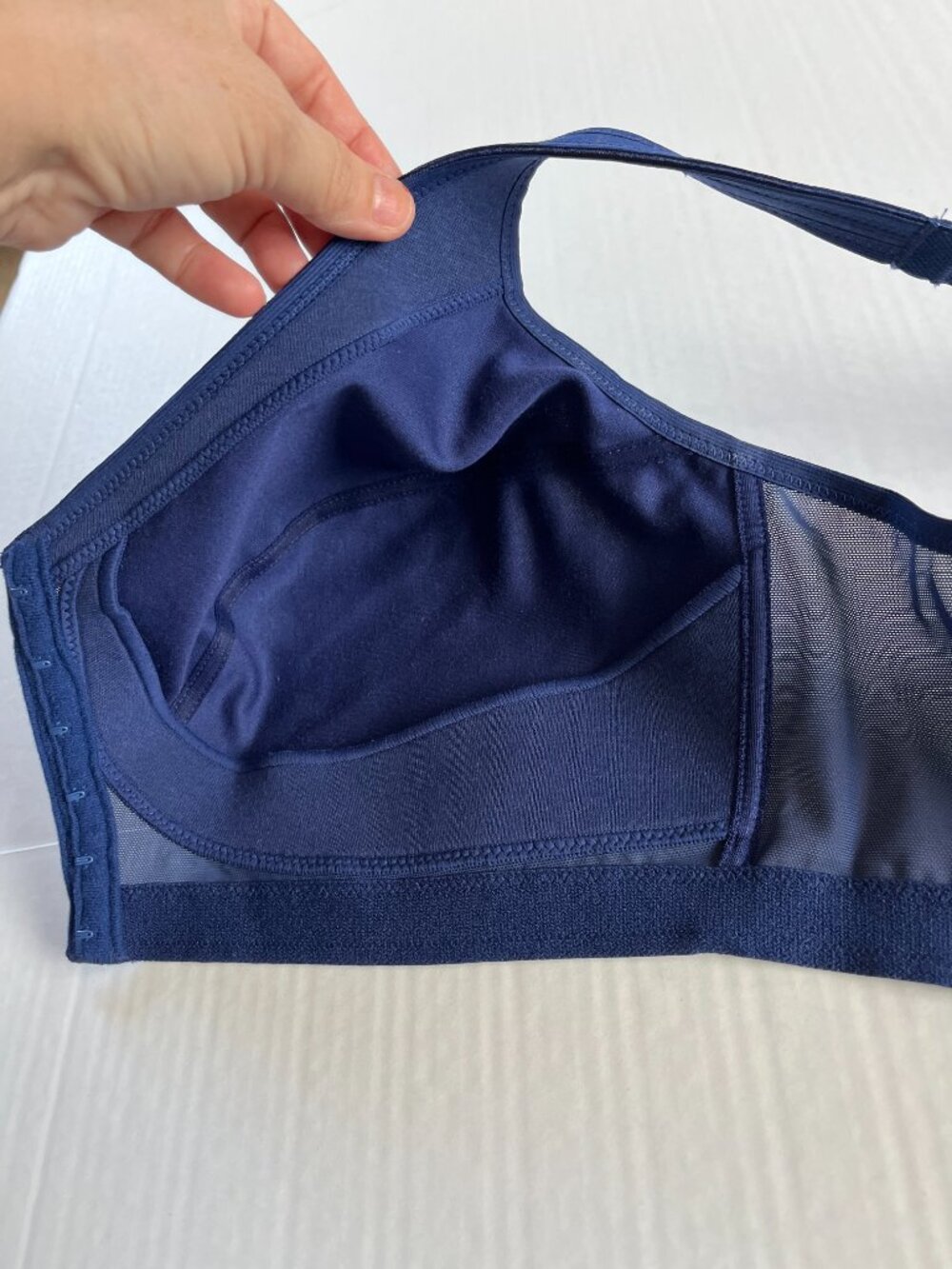Glamorise 46D Blue MagicLift Front-Closure Posture Back Bra Curvy Women - Picture 7 of 9